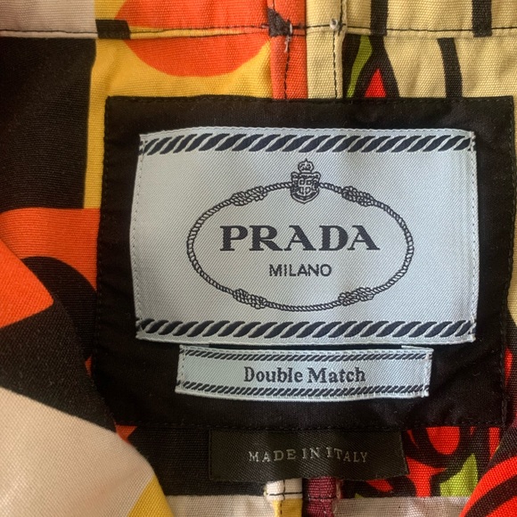Prada Double Match Flame Size Small (used & Washed)